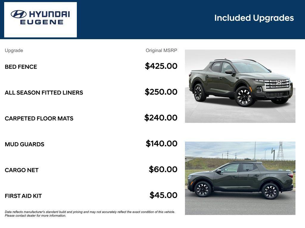 new 2026 Hyundai SANTA CRUZ car, priced at $35,450