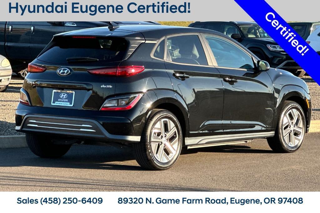 used 2023 Hyundai Kona EV car, priced at $17,491