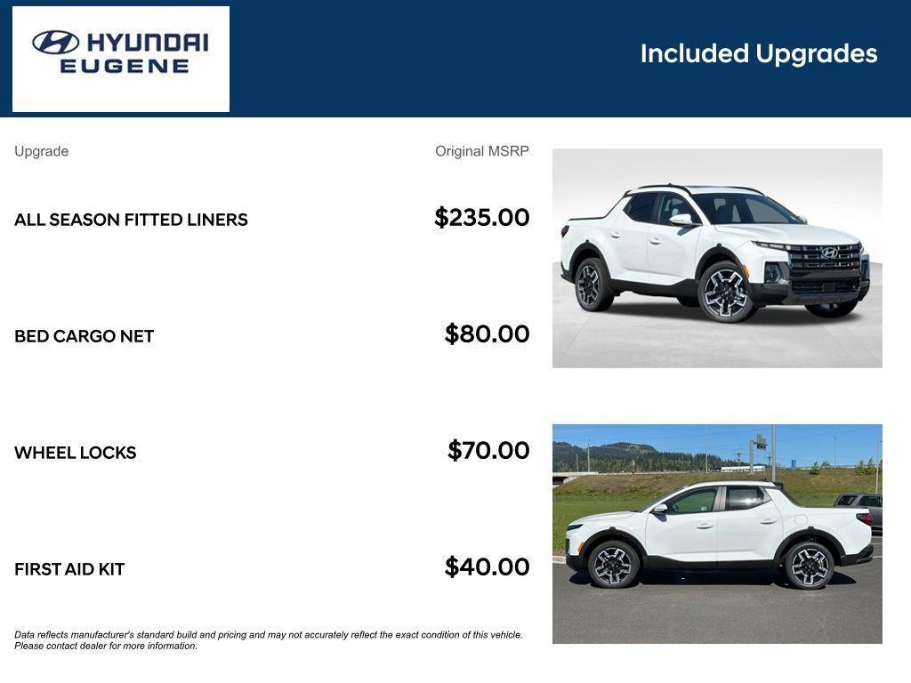 new 2025 Hyundai SANTA CRUZ car, priced at $38,625