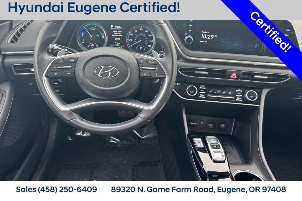 used 2023 Hyundai Sonata Hybrid car, priced at $22,883