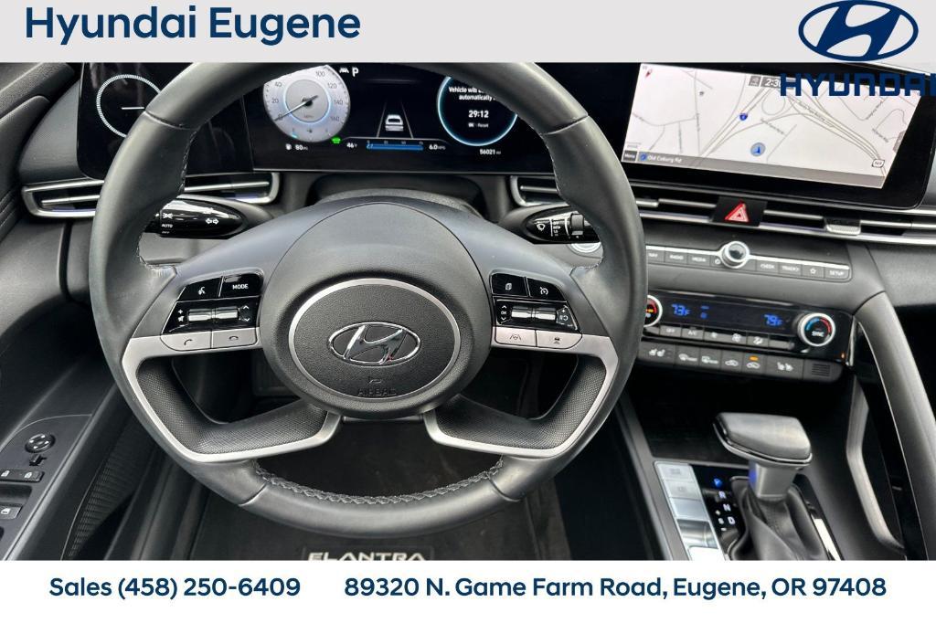 used 2022 Hyundai ELANTRA HEV car, priced at $19,998