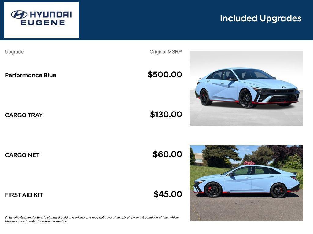 new 2026 Hyundai ELANTRA N car, priced at $35,929