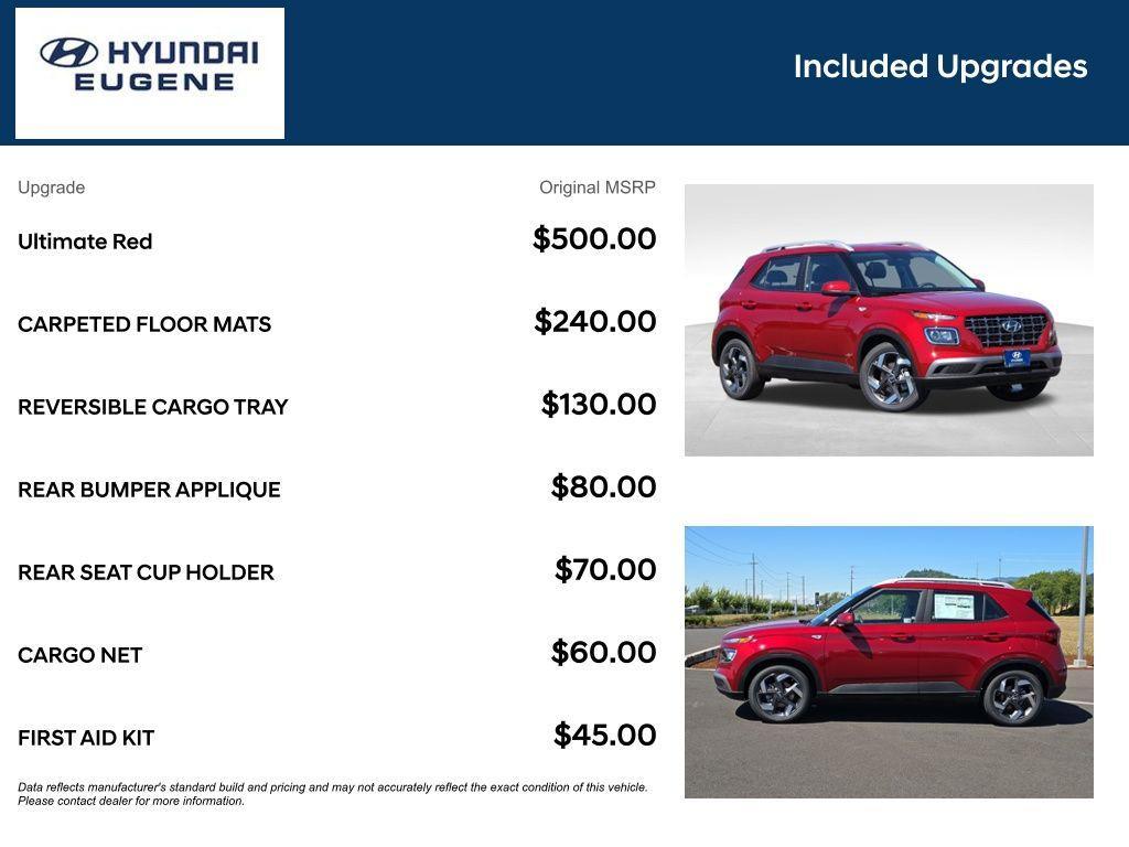 new 2025 Hyundai Venue car, priced at $23,978