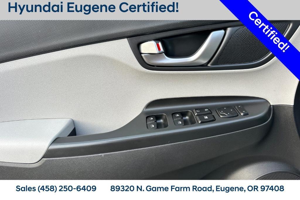 used 2023 Hyundai Kona EV car, priced at $19,000