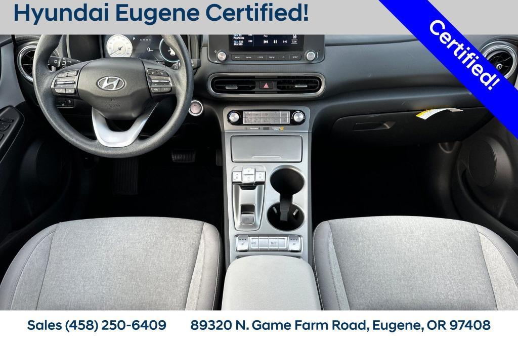 used 2023 Hyundai Kona EV car, priced at $19,000