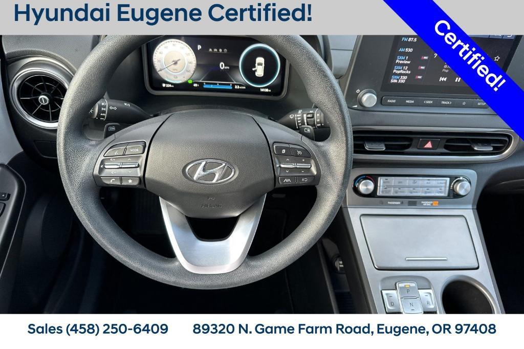 used 2023 Hyundai Kona EV car, priced at $19,000