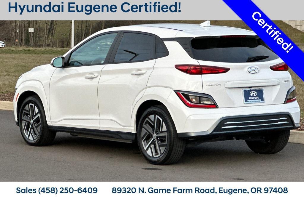 used 2023 Hyundai Kona EV car, priced at $19,000