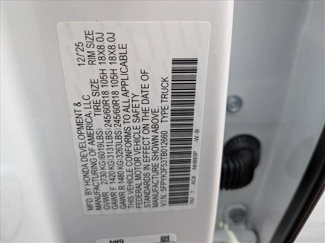 new 2026 Honda Ridgeline car, priced at $46,145