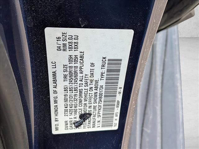 used 2017 Honda Ridgeline car, priced at $19,987