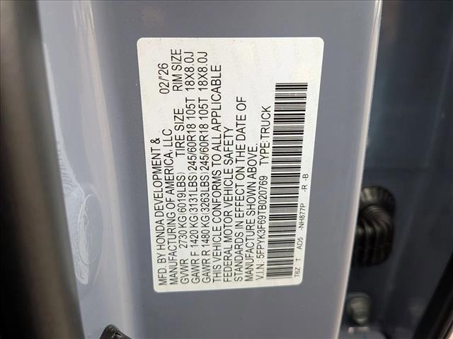 new 2026 Honda Ridgeline car, priced at $47,945