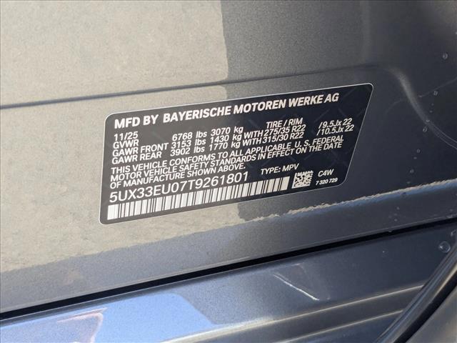 new 2026 BMW X5 car, priced at $110,125