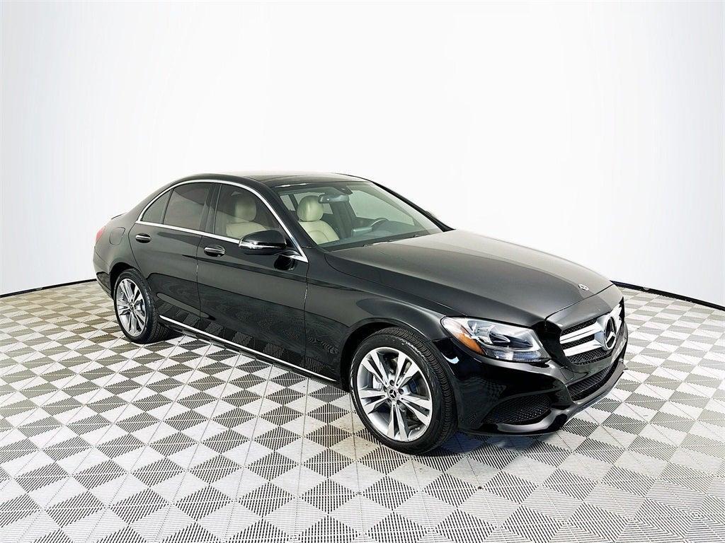used 2018 Mercedes-Benz C-Class car, priced at $20,985