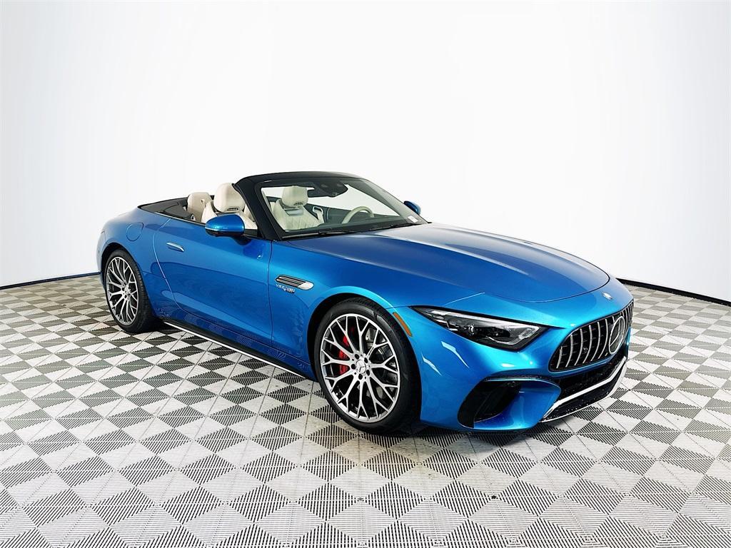 used 2024 Mercedes-Benz AMG SL 55 car, priced at $132,499