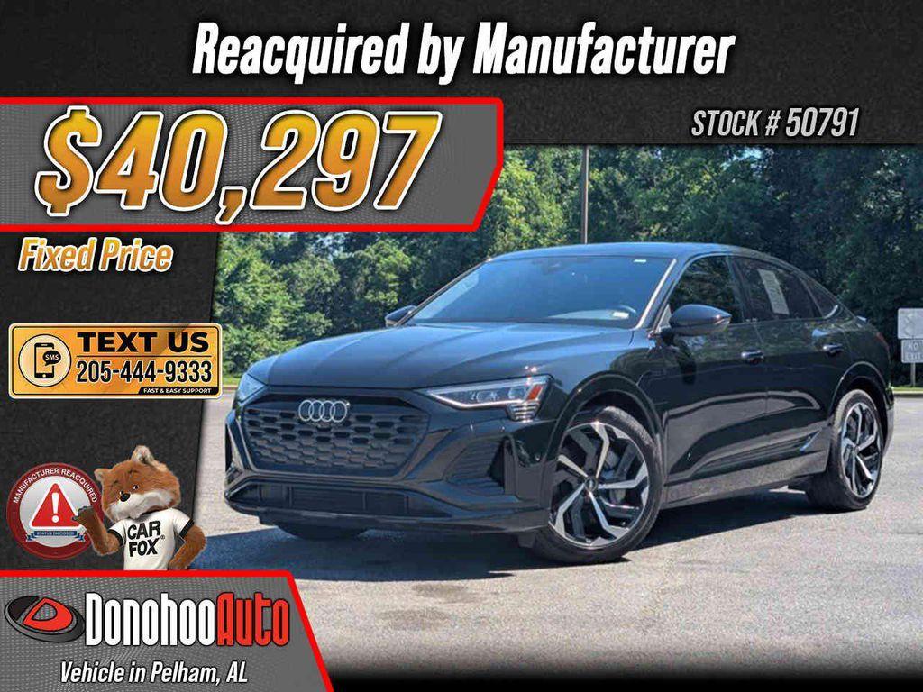 used 2024 Audi Q8 e-tron car, priced at $40,297