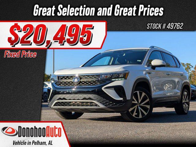 used 2024 Volkswagen Taos car, priced at $20,495