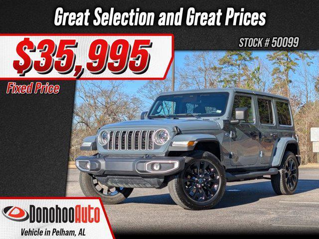 used 2025 Jeep Wrangler 4xe car, priced at $35,995
