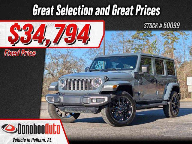 used 2025 Jeep Wrangler 4xe car, priced at $34,495