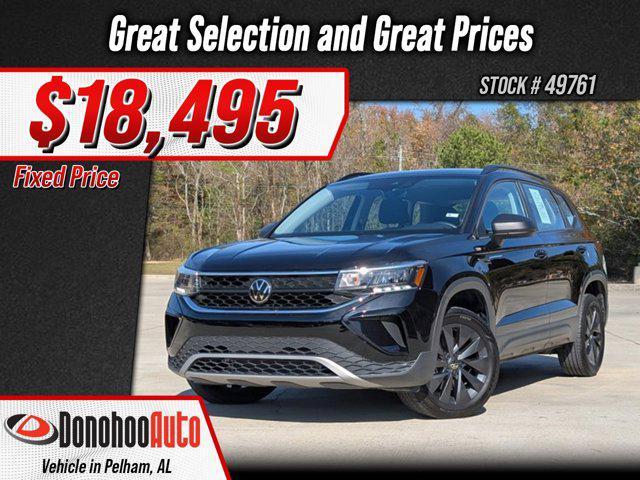 used 2024 Volkswagen Taos car, priced at $18,495