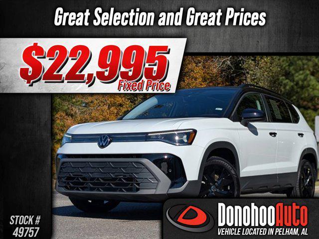 used 2025 Volkswagen Taos car, priced at $22,995