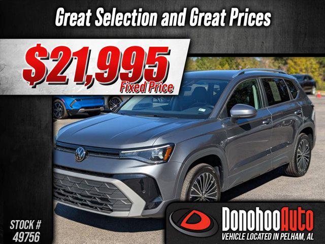 used 2025 Volkswagen Taos car, priced at $21,995