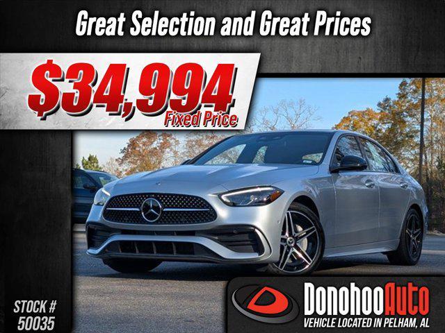used 2023 Mercedes-Benz C-Class car, priced at $34,994