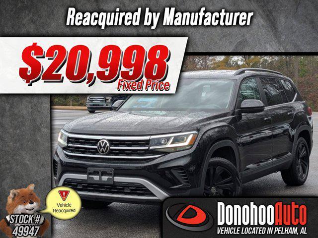 used 2022 Volkswagen Atlas car, priced at $20,998