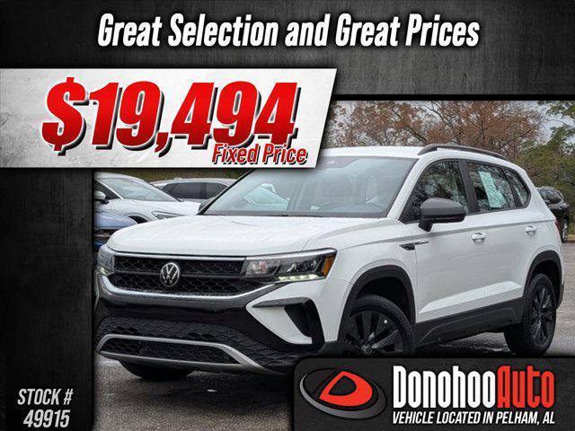 used 2024 Volkswagen Taos car, priced at $19,494