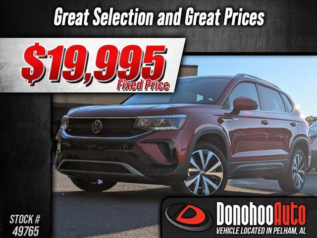 used 2024 Volkswagen Taos car, priced at $19,995
