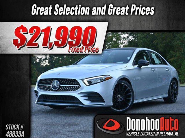 used 2022 Mercedes-Benz A-Class car, priced at $20,990