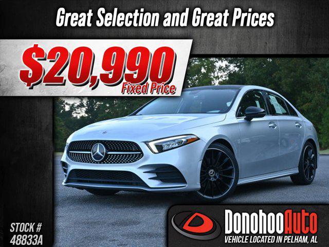 used 2022 Mercedes-Benz A-Class car, priced at $20,990