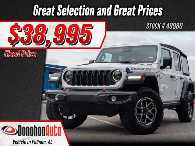 used 2024 Jeep Wrangler car, priced at $38,995