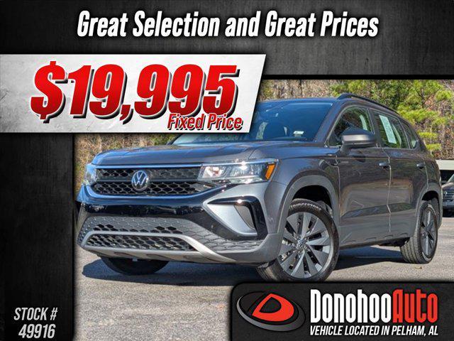 used 2024 Volkswagen Taos car, priced at $19,995