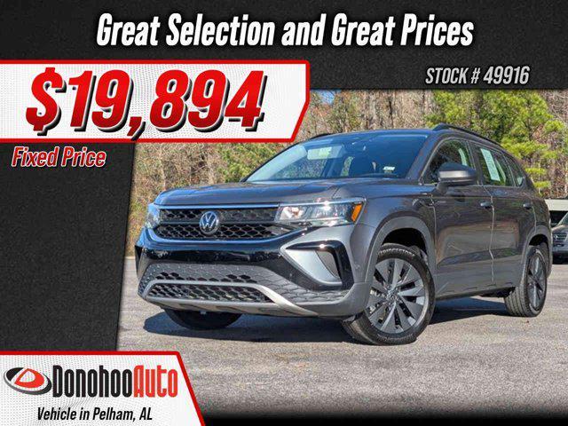 used 2024 Volkswagen Taos car, priced at $19,595