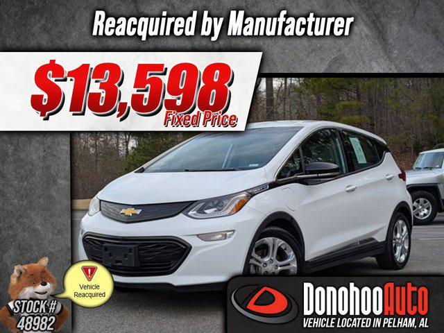 used 2020 Chevrolet Bolt EV car, priced at $13,598