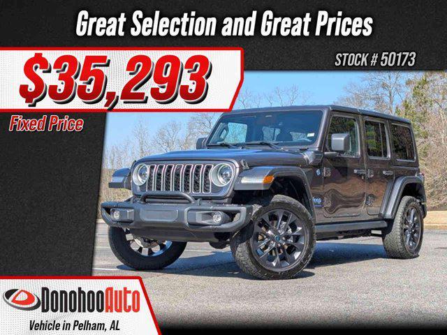 used 2025 Jeep Wrangler 4xe car, priced at $34,994