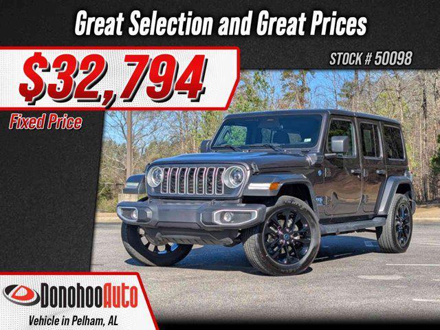 used 2025 Jeep Wrangler 4xe car, priced at $32,495