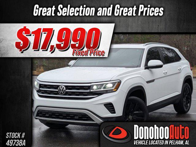 used 2021 Volkswagen Atlas Cross Sport car, priced at $17,990