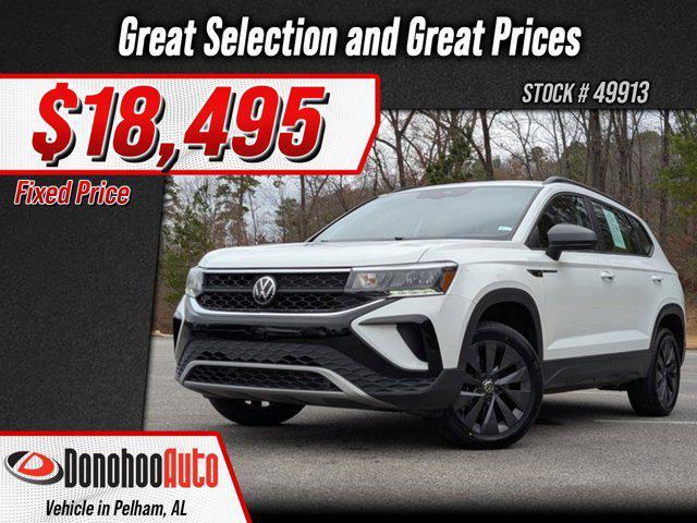 used 2024 Volkswagen Taos car, priced at $18,495