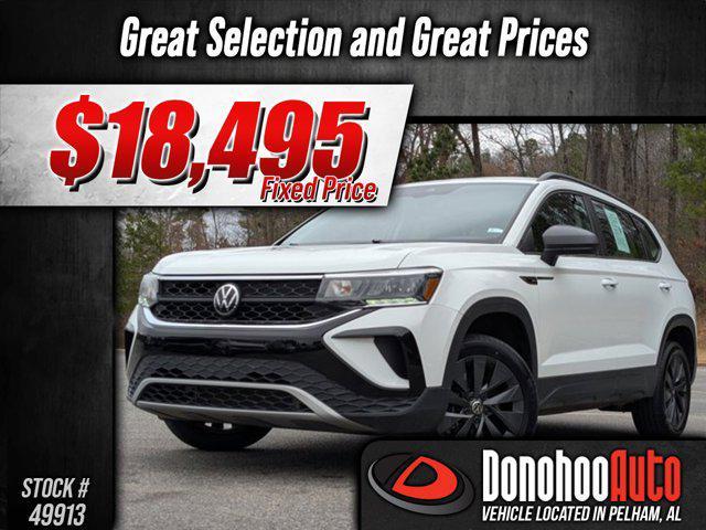 used 2024 Volkswagen Taos car, priced at $18,495