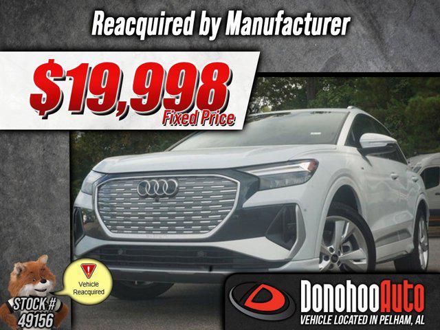 used 2023 Audi Q4 e-tron car, priced at $19,498