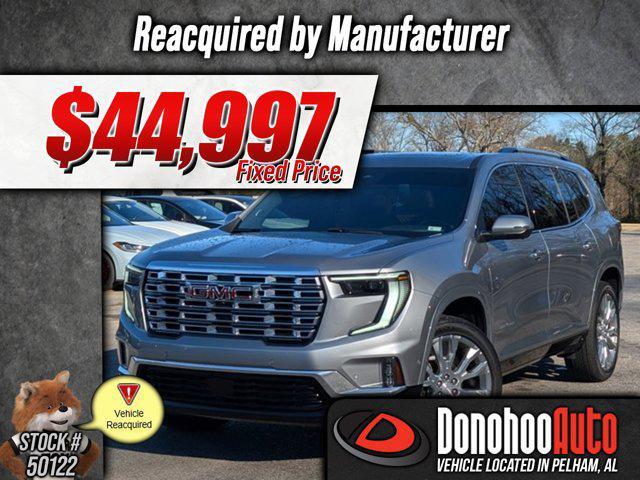 used 2024 GMC Acadia car, priced at $44,997