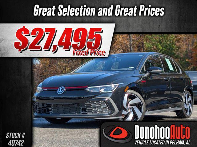 used 2024 Volkswagen Golf GTI car, priced at $27,495