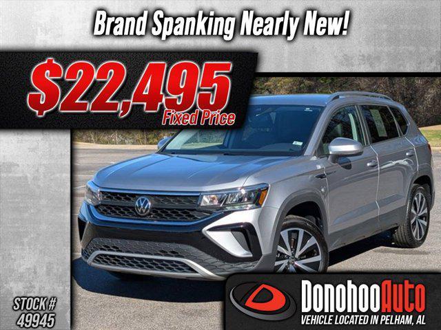 used 2024 Volkswagen Taos car, priced at $22,495