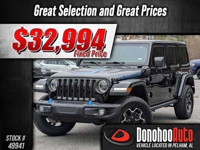 used 2023 Jeep Wrangler 4xe car, priced at $32,994