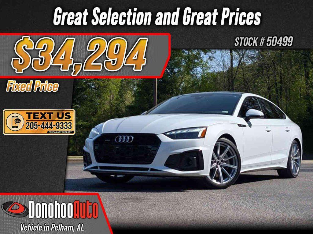 used 2025 Audi A5 Sportback car, priced at $34,294