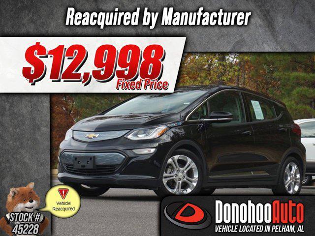 used 2018 Chevrolet Bolt EV car, priced at $9,998