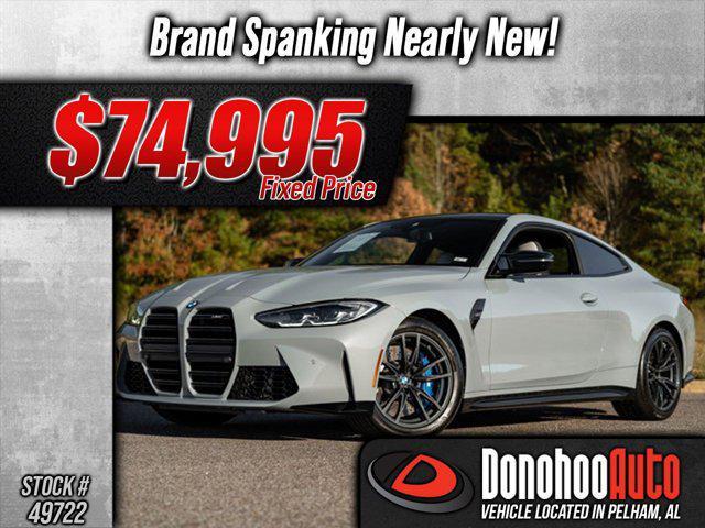 used 2024 BMW M4 car, priced at $73,995