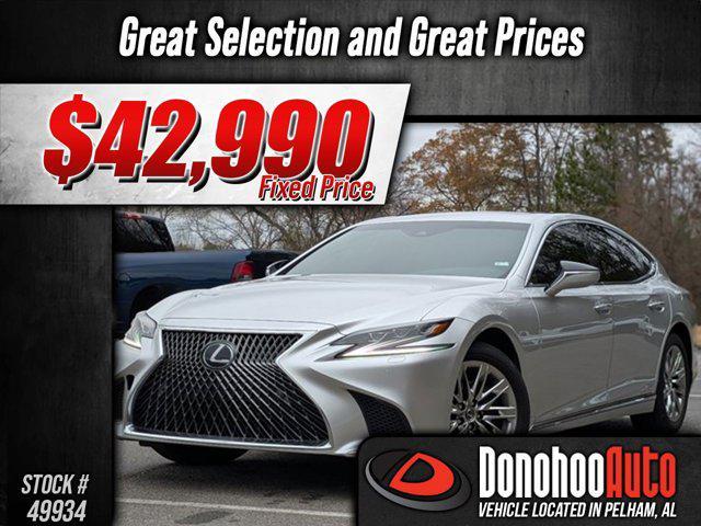 used 2019 Lexus LS 500h car, priced at $40,990