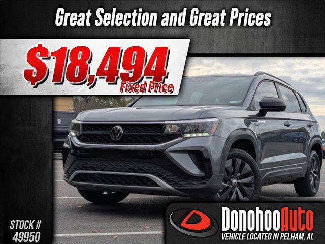 used 2023 Volkswagen Taos car, priced at $18,494