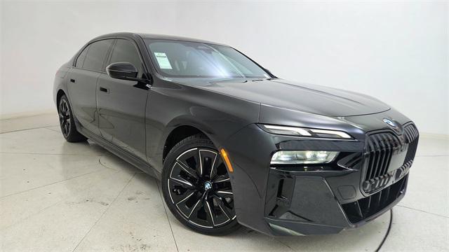 used 2024 BMW 740 car, priced at $71,750